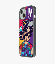 Load image into Gallery viewer, Goku Pop Art Glass Phone Case