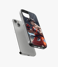 Load image into Gallery viewer, Goku Power Glass Phone Case