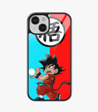 Load image into Gallery viewer, Red/Blue Cartoon Glass Phone Case