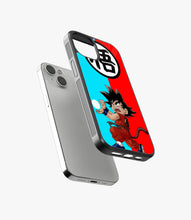 Load image into Gallery viewer, Red/Blue Cartoon Glass Phone Case