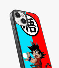 Load image into Gallery viewer, Red/Blue Cartoon Glass Phone Case
