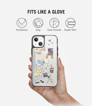 Load image into Gallery viewer, Cartoon Chic Stride 2.0 Clear Phone Case