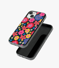 Load image into Gallery viewer, Colorful Spring Bouquet Floral Glass Case