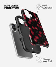 Load image into Gallery viewer, Midnight Cherries Glossy Armoured Case