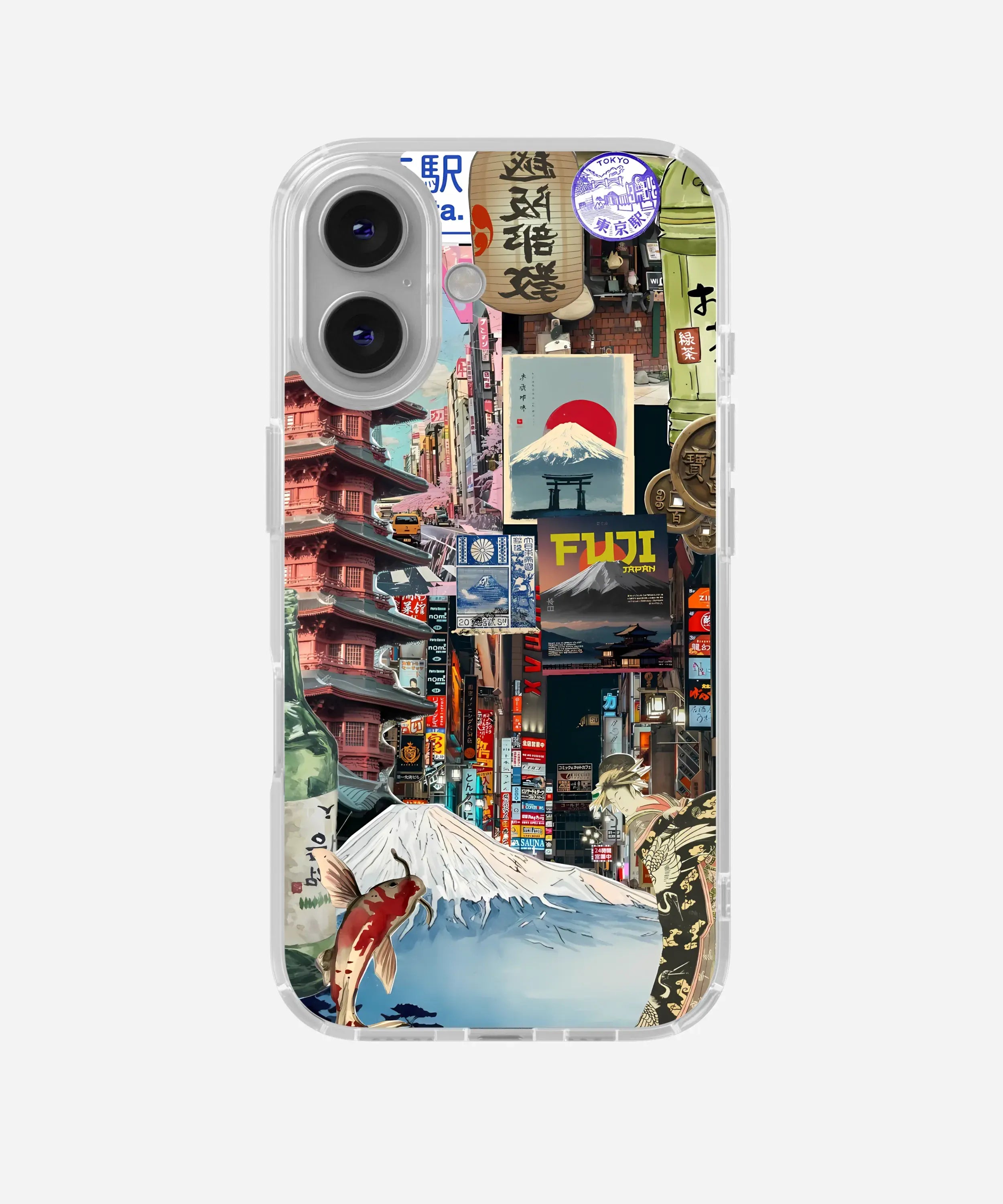 Tokyo Travel Diary Silicone Case