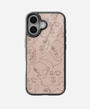 Load image into Gallery viewer, Line Artwork Aesthetic Glass Phone Case