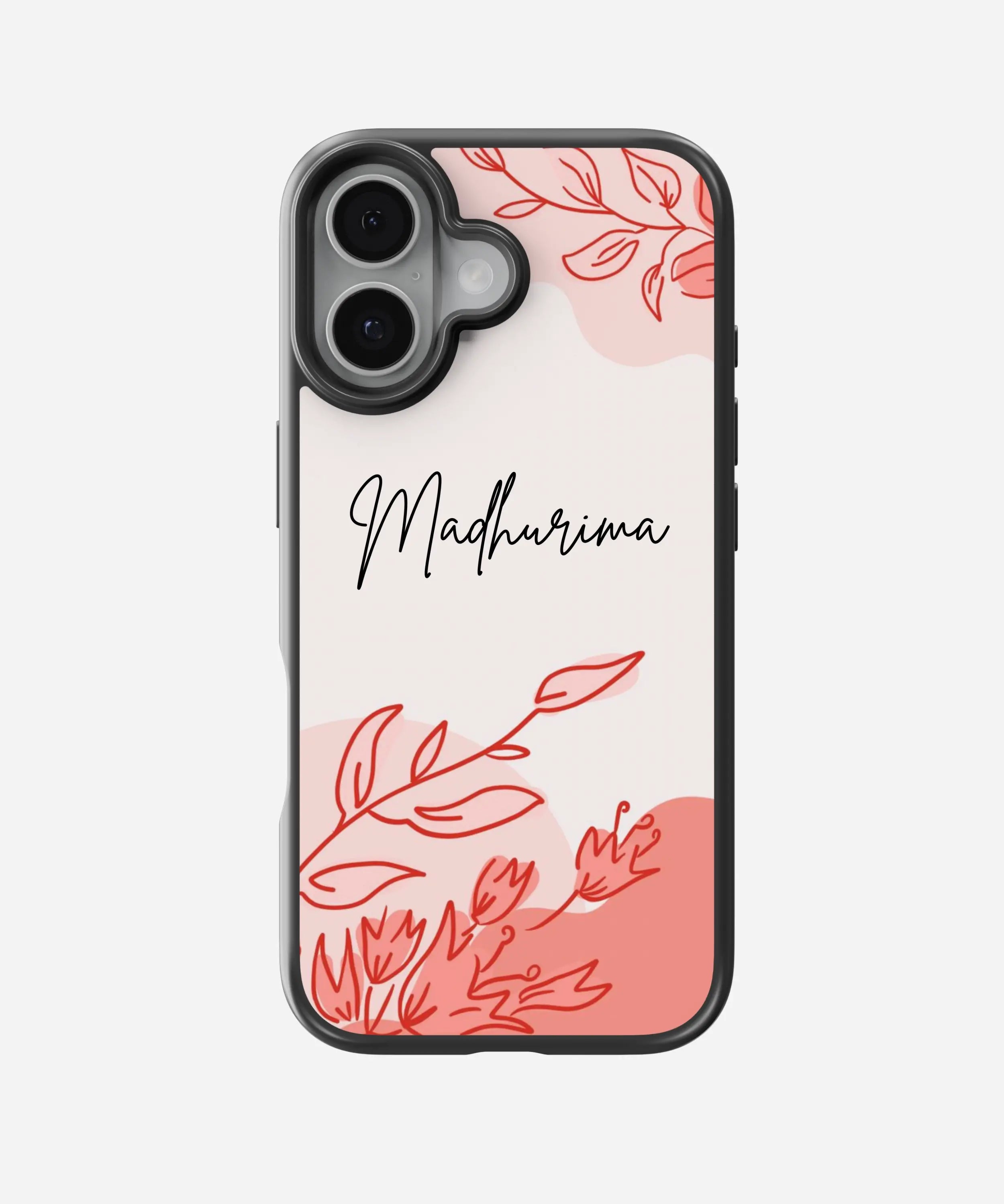 Flora and Fauna Custom Name Hybrid Matte Case