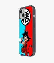 Load image into Gallery viewer, Red/Blue Cartoon Glass Phone Case