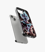 Load image into Gallery viewer, Electrifying Goku Glass Phone Case