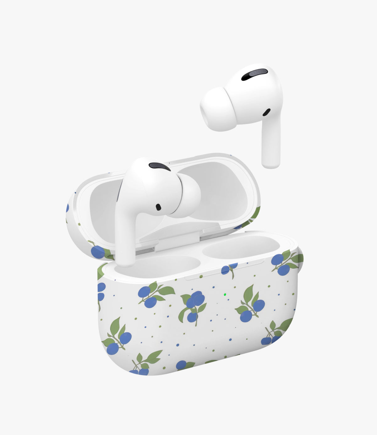 Creamy Blueberry Glossy Airpod Case