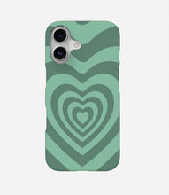 Load image into Gallery viewer, Y2k Green Heart Case