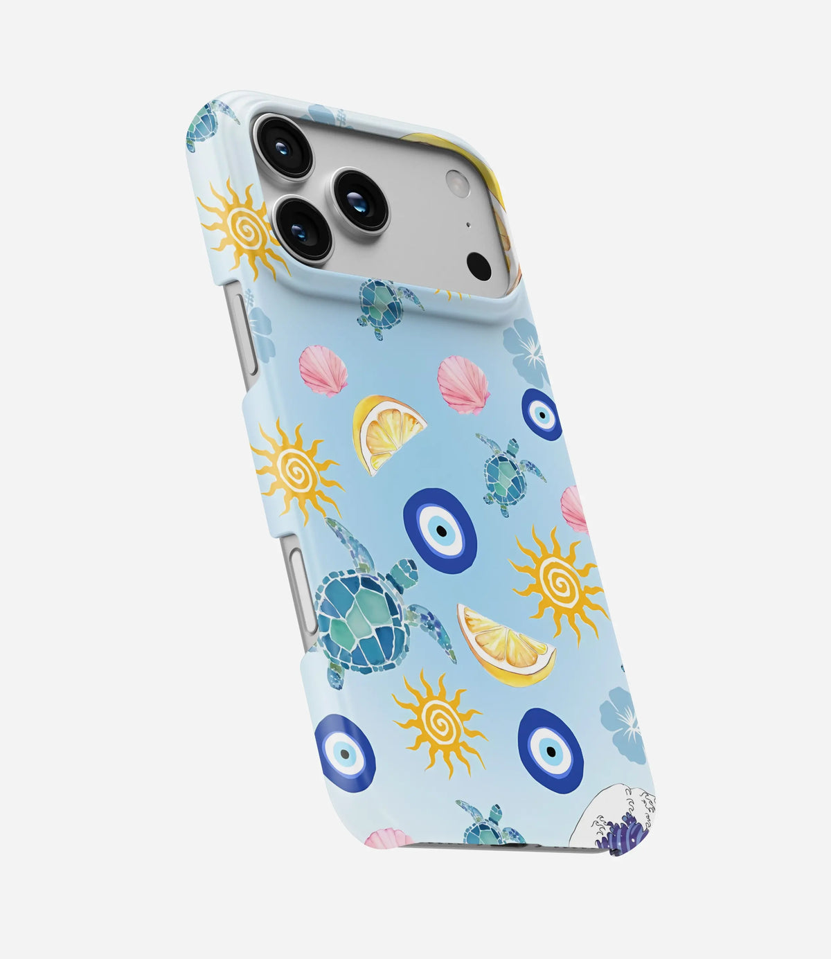 Mediterranean Turtle Vibes SnapFit Matte Case