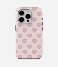 Load image into Gallery viewer, Heart Grid Glossy Armoured Case