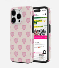 Load image into Gallery viewer, Heart Grid Glossy Armoured Case