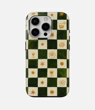 Load image into Gallery viewer, Palm & Citrus Grid Glossy Armoured Case