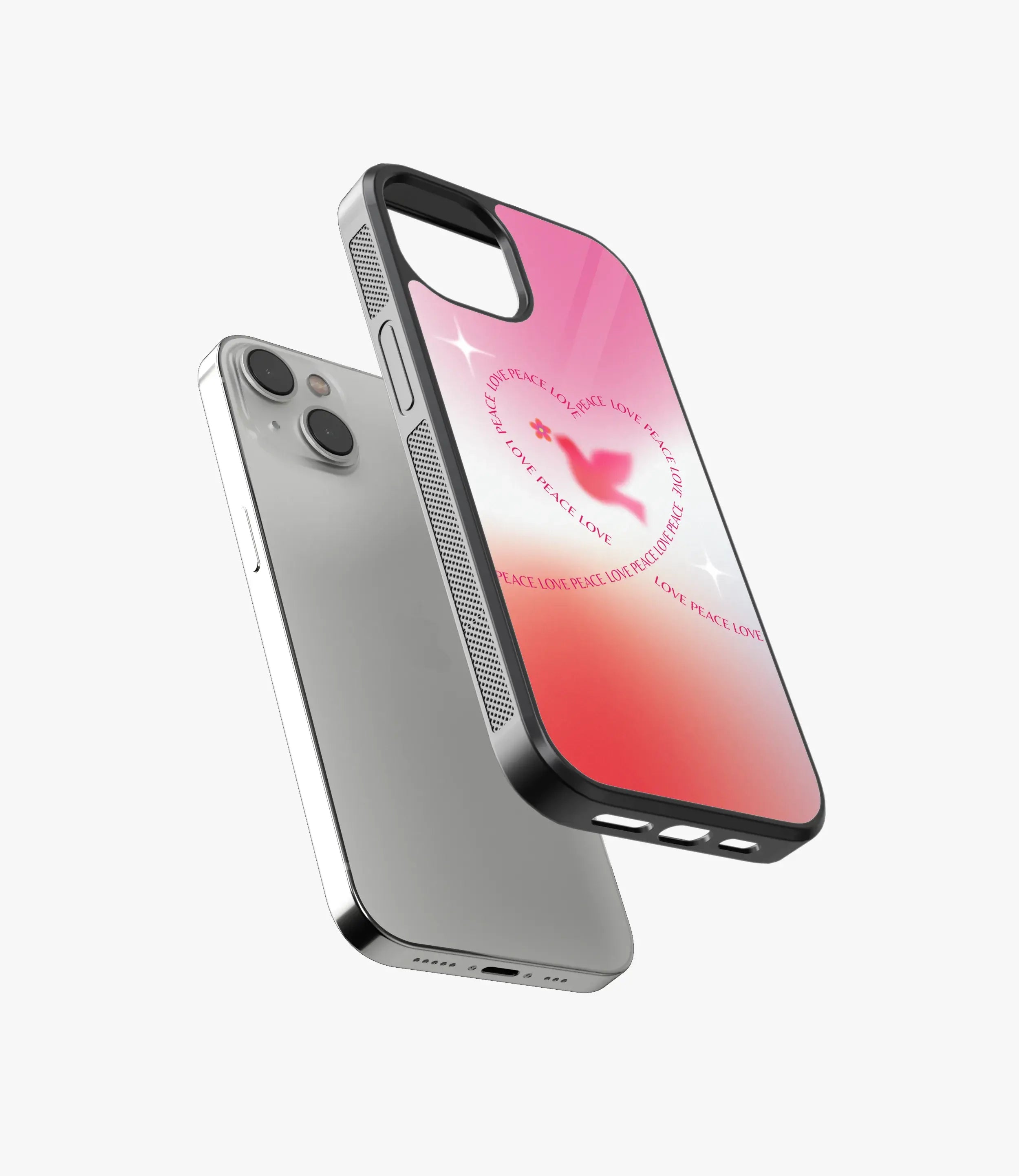 SweetEmbrace Glass Phone Case