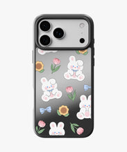 Load image into Gallery viewer, Bloom Bunny Luxe Mirror Phone Case