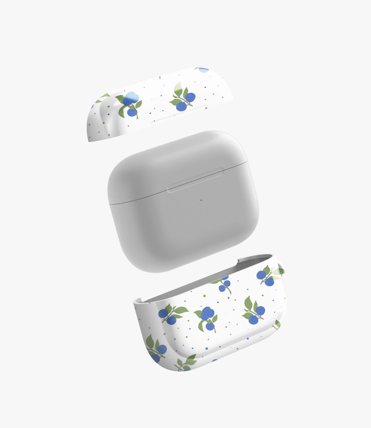 Creamy Blueberry Glossy Airpod Case