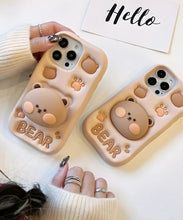 Load image into Gallery viewer, Cute Bear Soft Silicone Phone Case