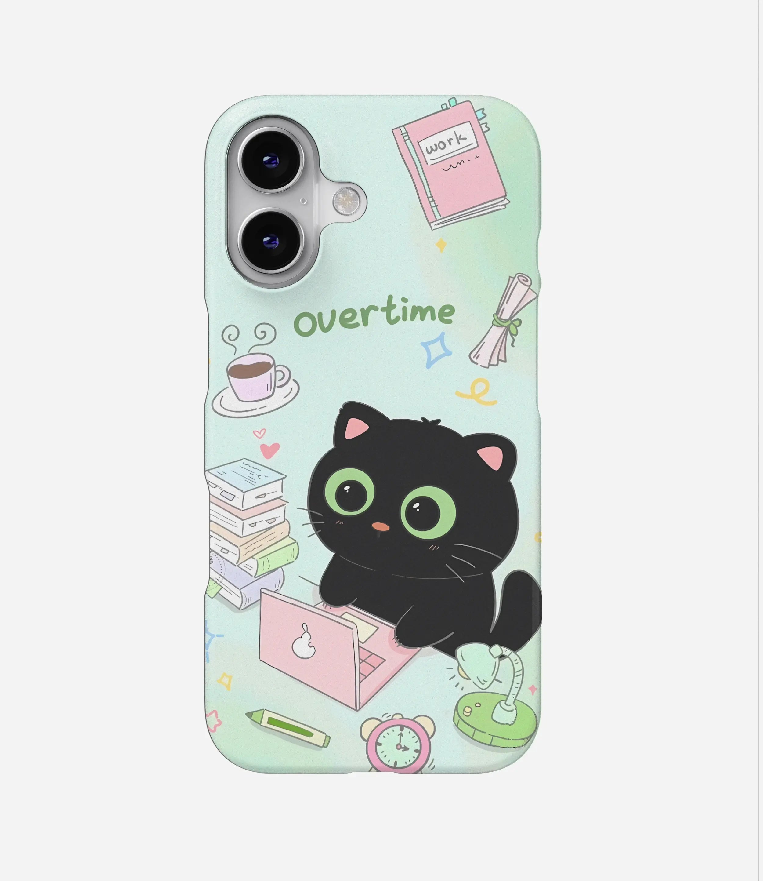 Overtime Kitty Hard Case