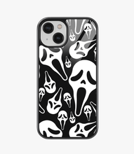 Load image into Gallery viewer, Ghost Face Glass Phone Case