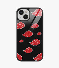 Load image into Gallery viewer, Akatsuki Cloud Glass Phone Case