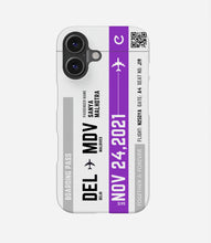 Load image into Gallery viewer, Travel City Boarding Pass Matte Case