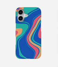 Load image into Gallery viewer, Electric Blue Marble Print Case