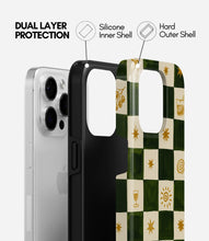 Load image into Gallery viewer, Palm & Citrus Grid Glossy Armoured Case