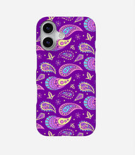 Load image into Gallery viewer, Purple Paisley Mandala Print Case