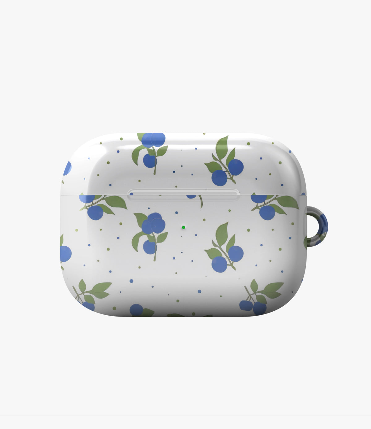 Creamy Blueberry Glossy Airpod Case
