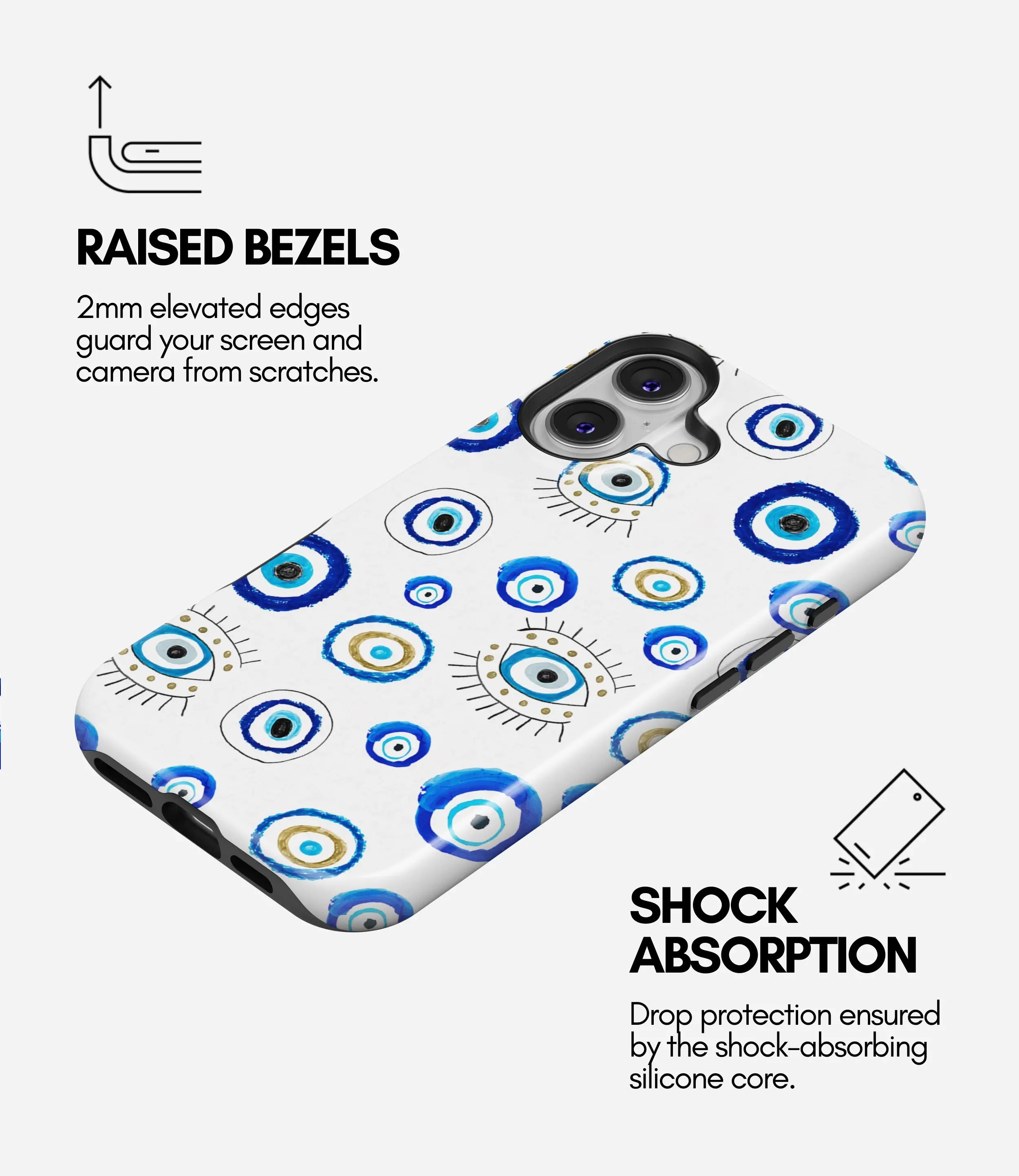 Nazar Drip Glossy Armoured Case