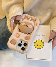 Load image into Gallery viewer, Cute Bear Soft Silicone Phone Case