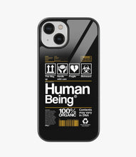 Load image into Gallery viewer, Organic Human Being Glass Phone Case