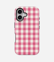 Load image into Gallery viewer, Strawberry Gingham Glossy Armoured Case