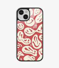 Load image into Gallery viewer, Smileyfy Red/Cream Glass Case