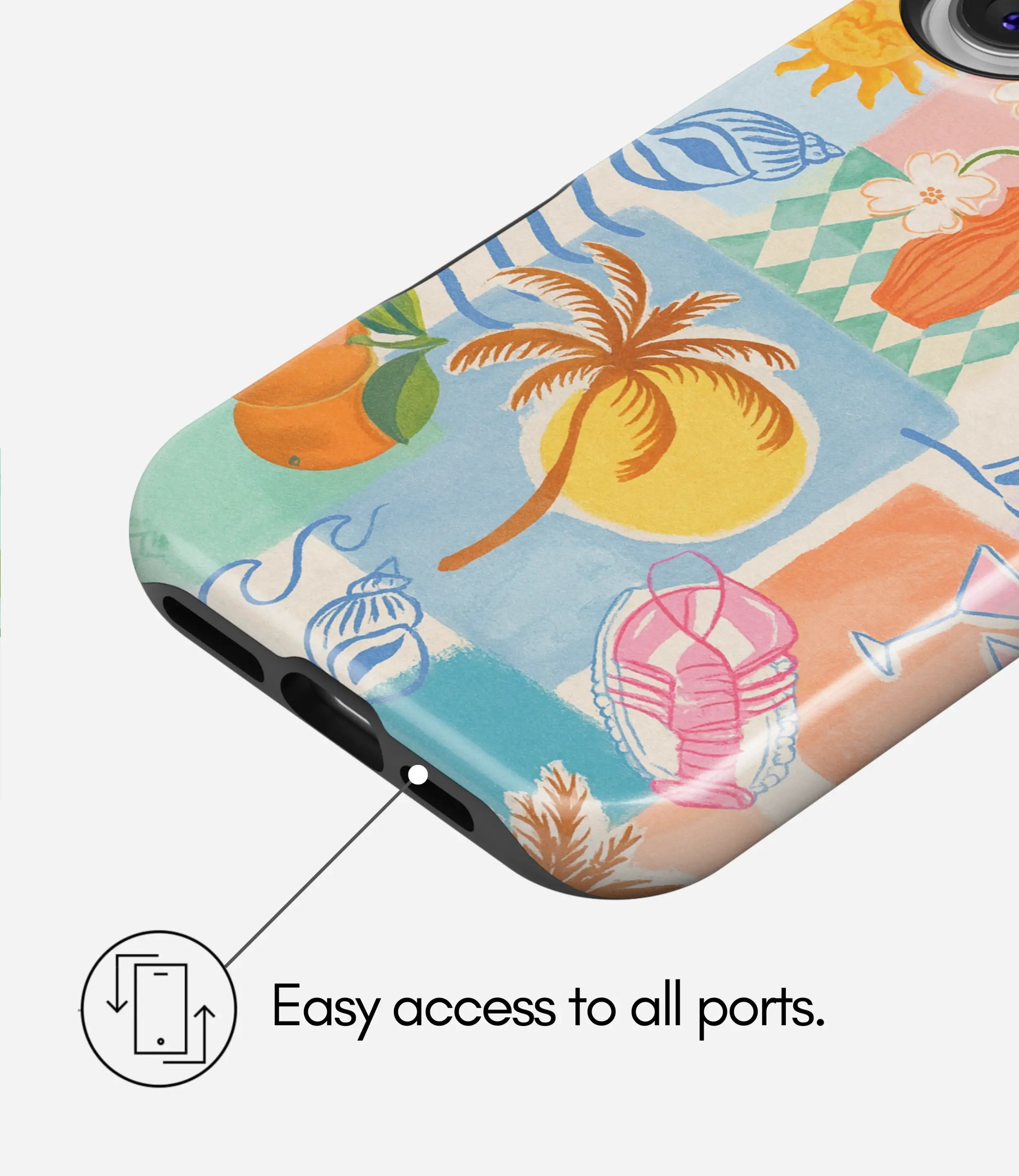 Coastal Dreamscape Glossy Armoured Case