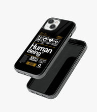 Load image into Gallery viewer, Organic Human Being Glass Phone Case