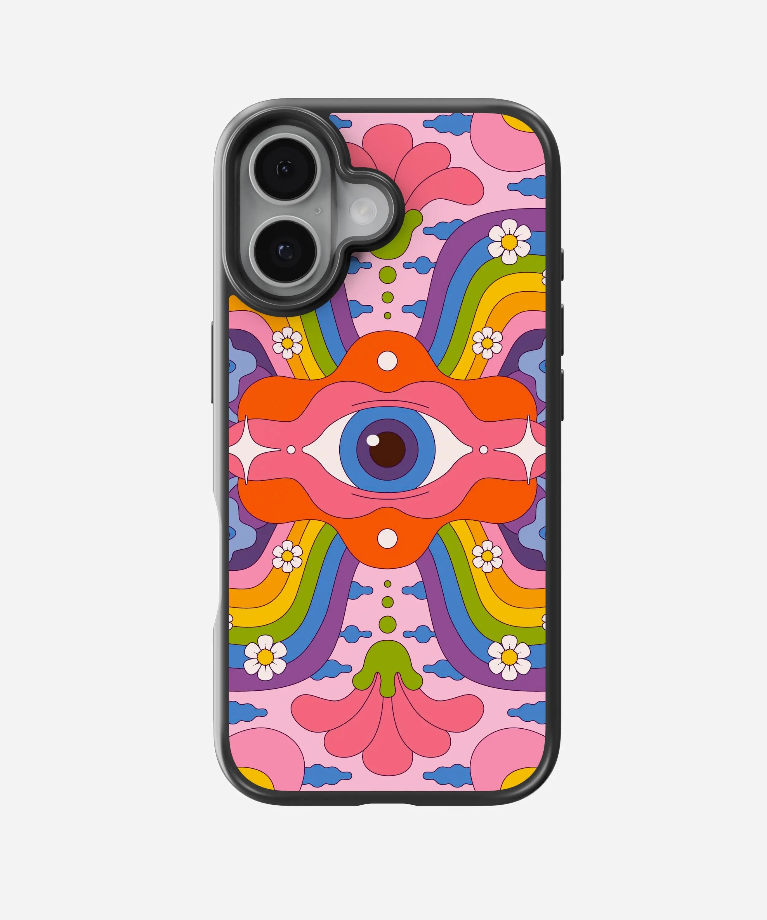 Psychedelic Groovy Glass Case