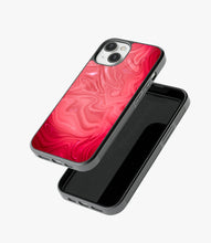 Load image into Gallery viewer, Brick Red Marble Glass Case