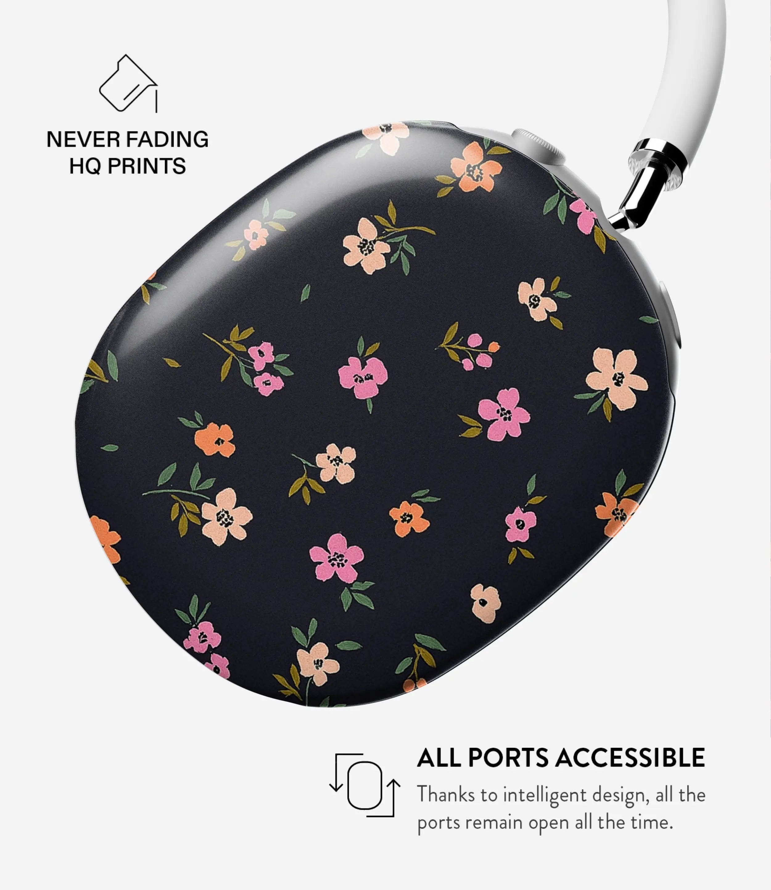 Midnight Meadow Glossy Airpods Max Case