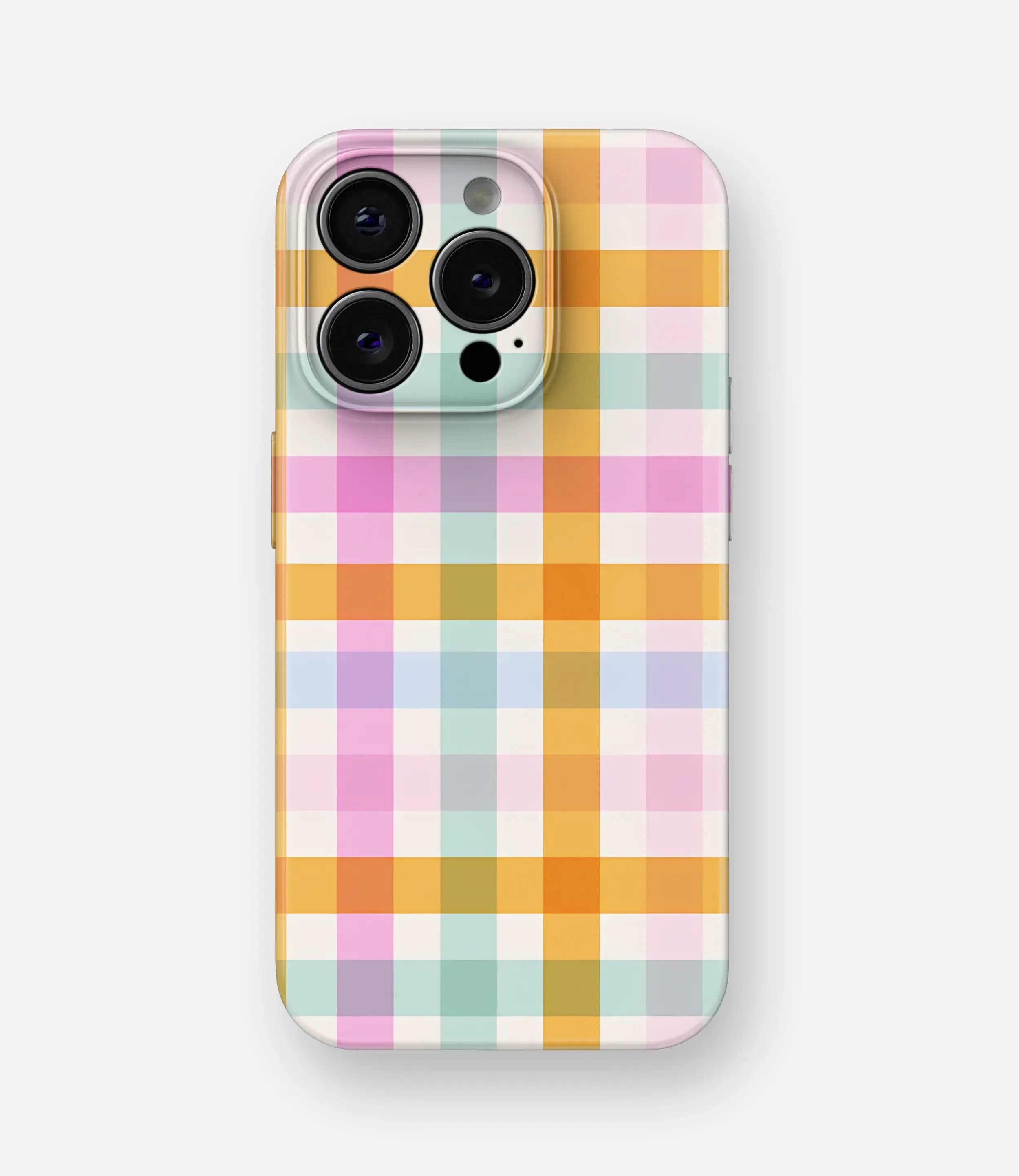 Candy Gingham Glossy Hard Case