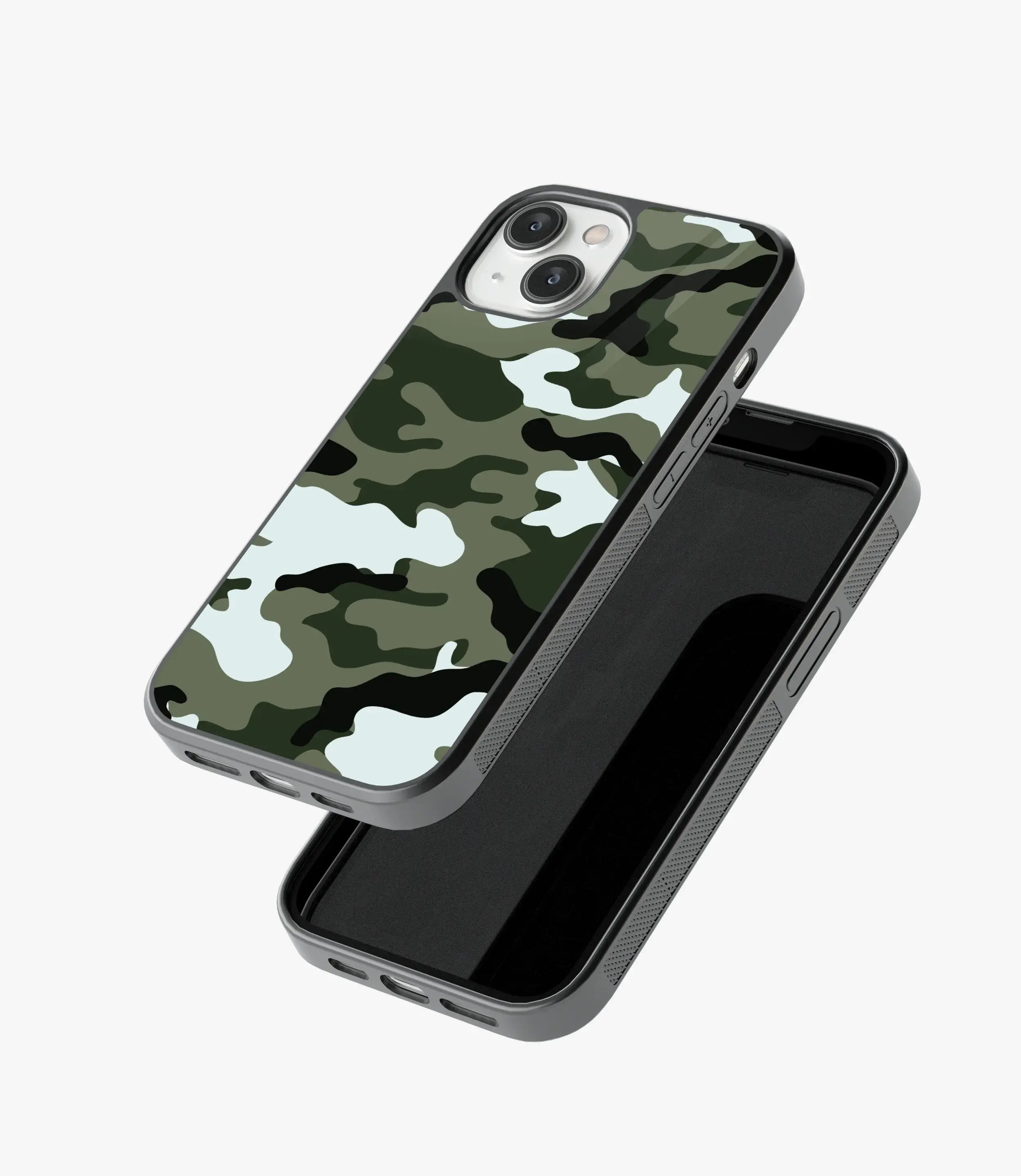 Military Camo Glass Case