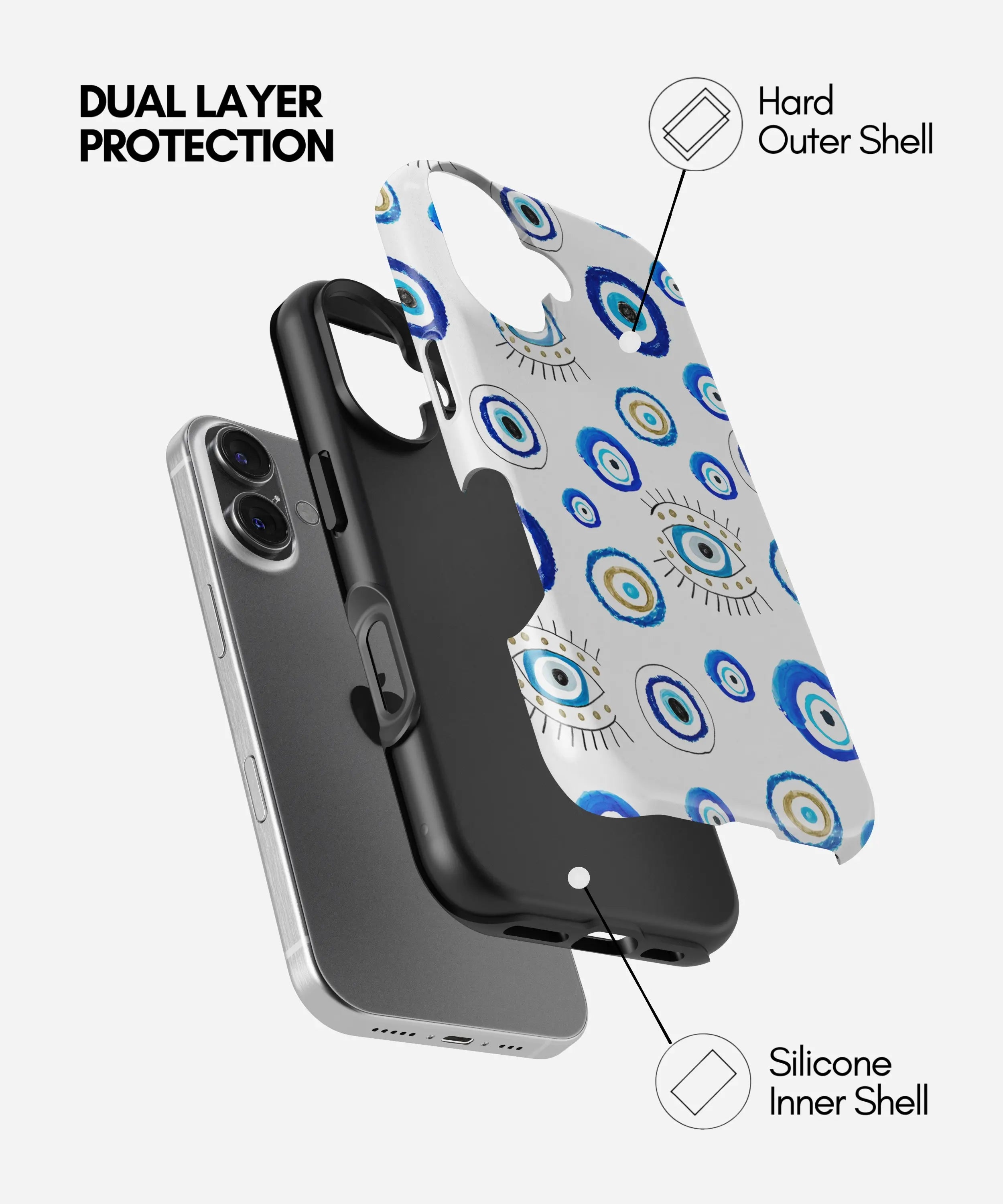 Nazar Drip Glossy Armoured Case