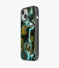 Load image into Gallery viewer, Midnight Marble Glass Phone Case