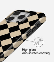 Load image into Gallery viewer, Noir Grid Glossy Armoured Case