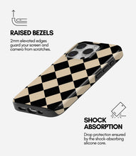 Load image into Gallery viewer, Noir Grid Glossy Armoured Case