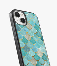 Load image into Gallery viewer, Mermaid Fish Pattern Glass Case
