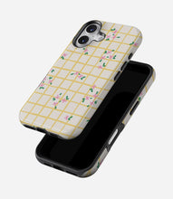 Load image into Gallery viewer, Daisy Picnic Check Glossy Armoured Case