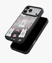 Load image into Gallery viewer, Ribbon Bunny Luxe Mirror Phone Case